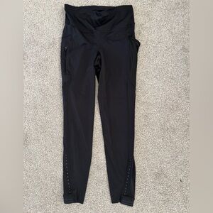 lululemon Fast and Free High Rise Tight 25” 3 Pocket, Glow, Size 6